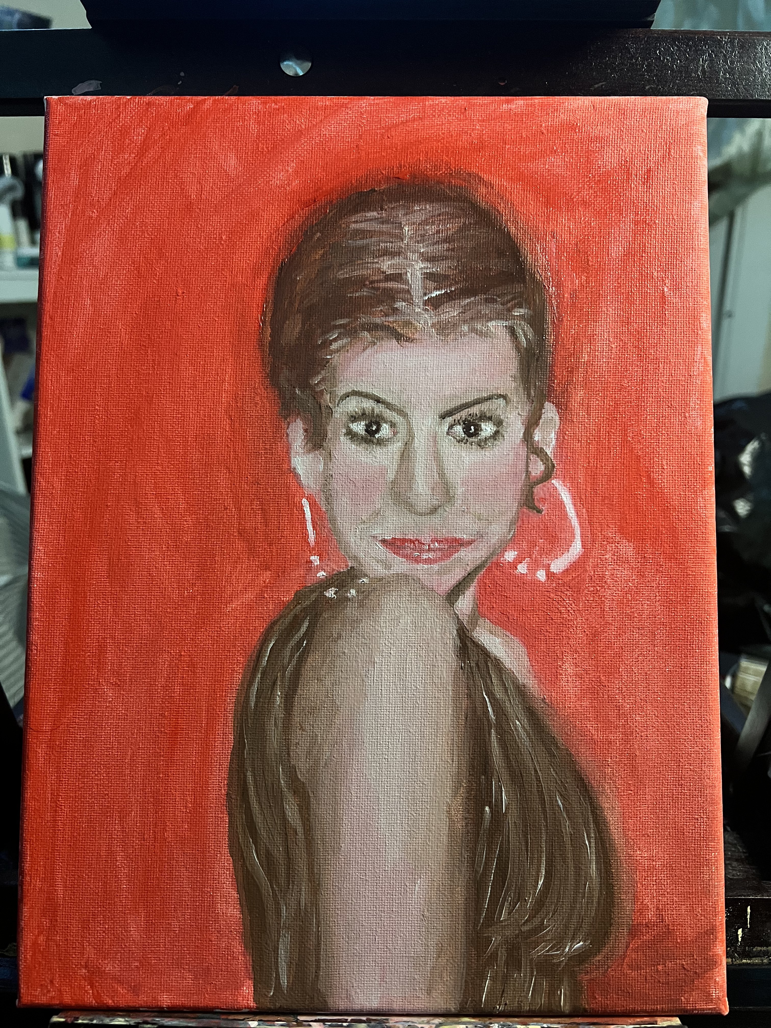Painting · Anne Hathaway — The Devil's Red